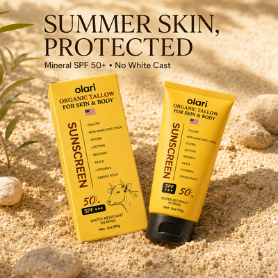 Organic Tallow Sunscreen 50 SPF+