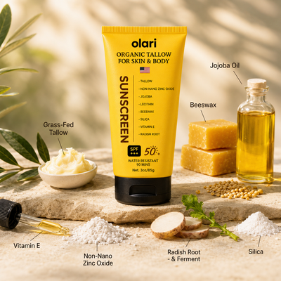 Organic Tallow Sunscreen 50 SPF+