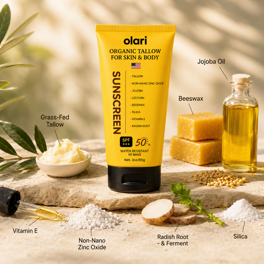 Organic Tallow Sunscreen 50 SPF+