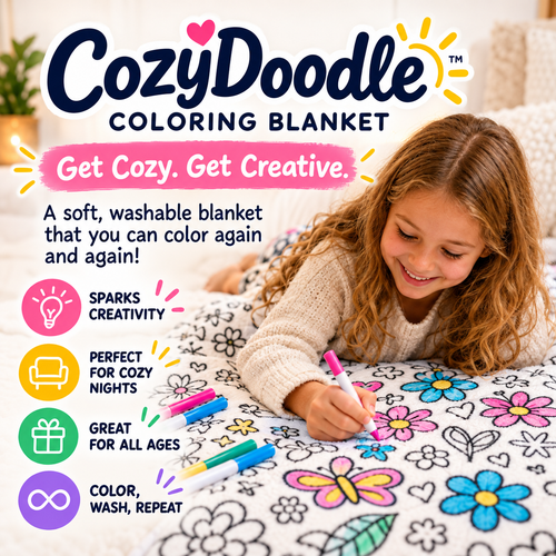 CozyDoodle™ Coloring Blanket