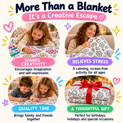 CozyDoodle™ Coloring Blanket