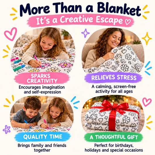 CozyDoodle™ Coloring Blanket