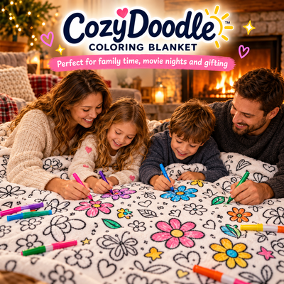 CozyDoodle™ Coloring Blanket