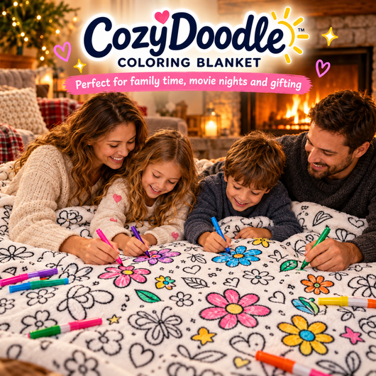 CozyDoodle™ Coloring Blanket